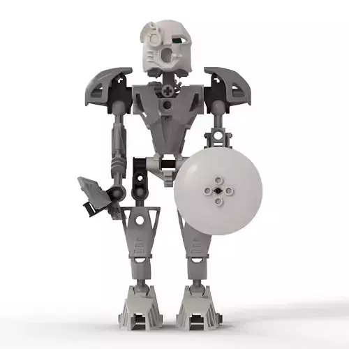Kopaka Nuva - LEGO Bionicle Low-poly 3D model
