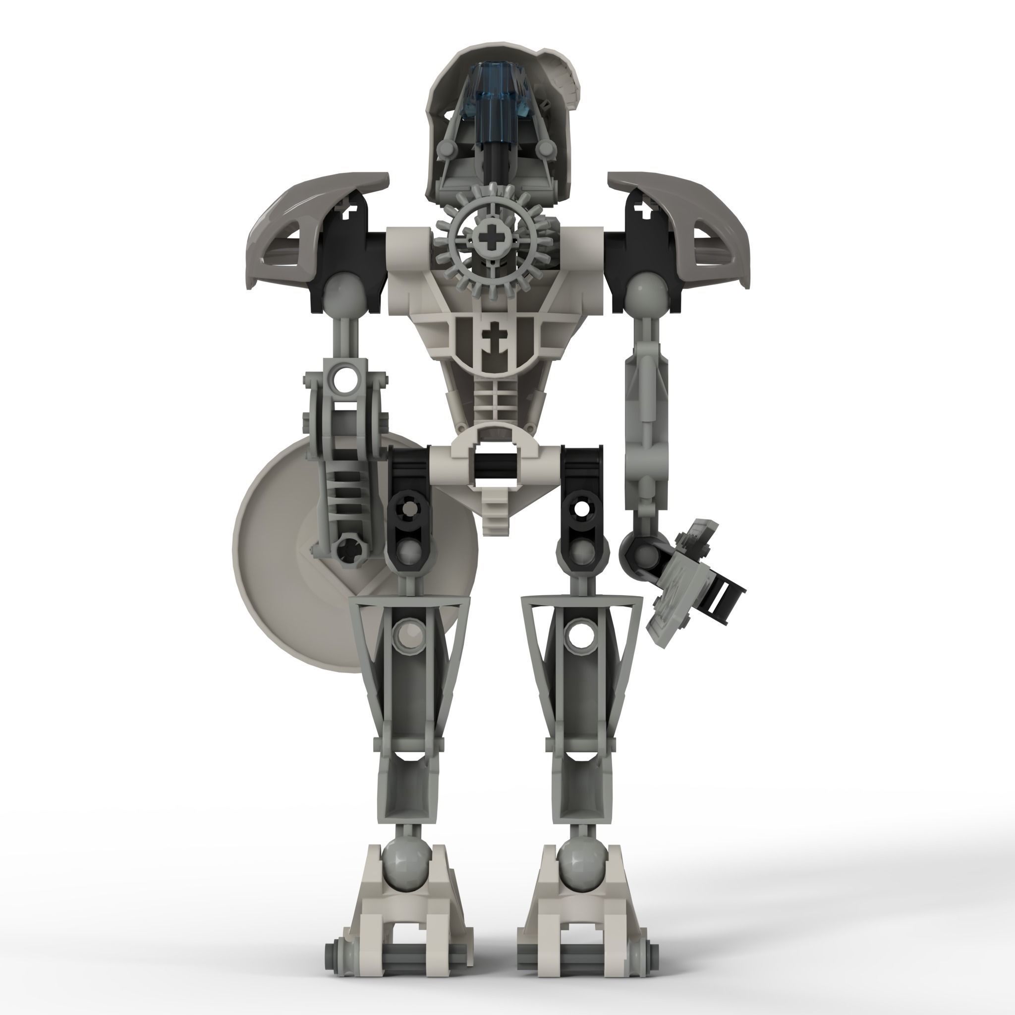 Kopaka Nuva - LEGO Bionicle Low-poly 3D model_4