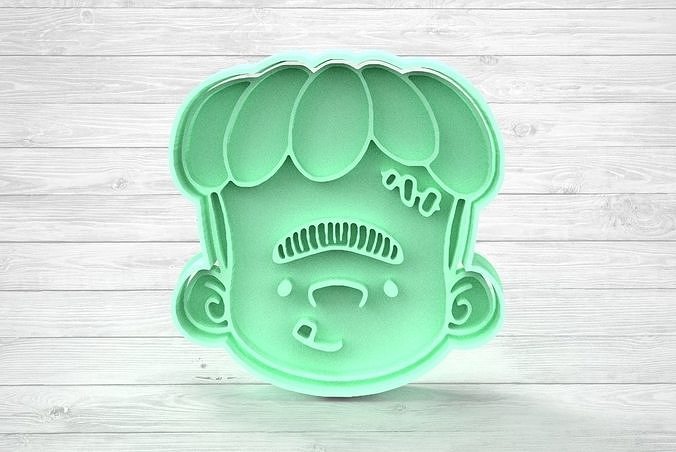Pack x7 Super Monsters Cookie Cutter STL 3D print model