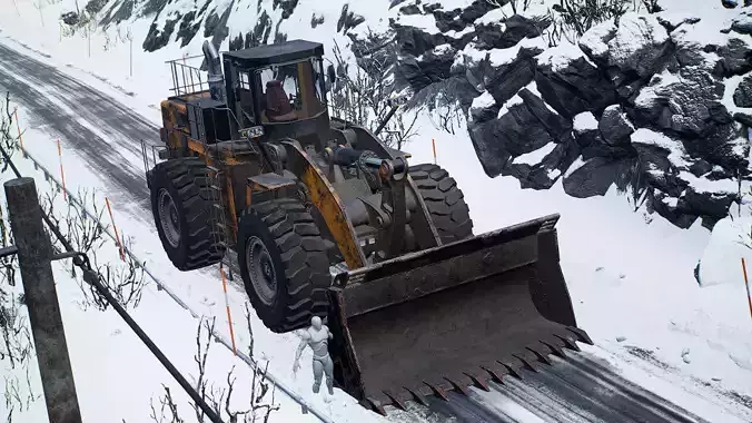 ZBL Big Loader v1 - Unreal Engine Project Low-poly 3D model