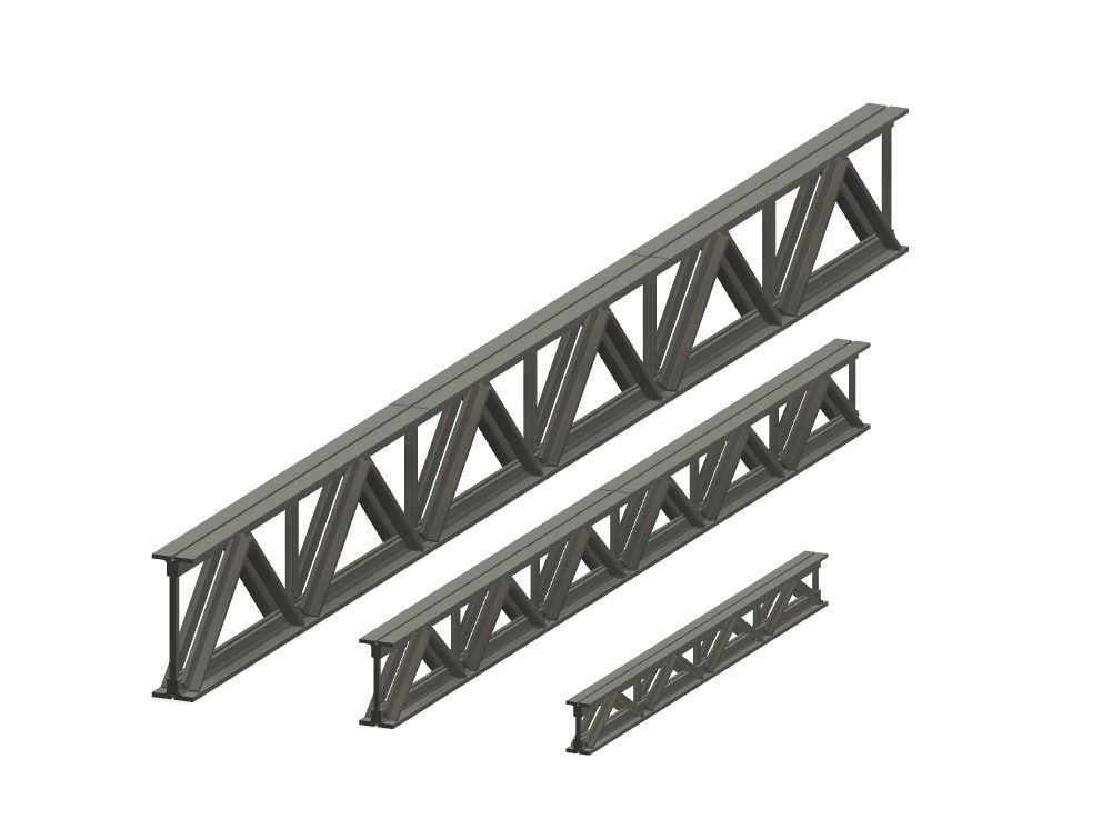 Modelling Web Trusses for Scratch Building 3D Design 3D print model_2