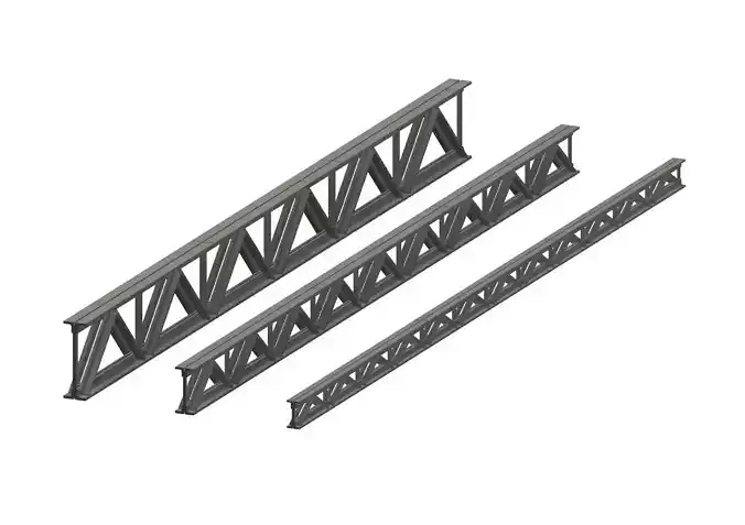 Modelling Web Trusses for Scratch Building 3D Design 3D print model