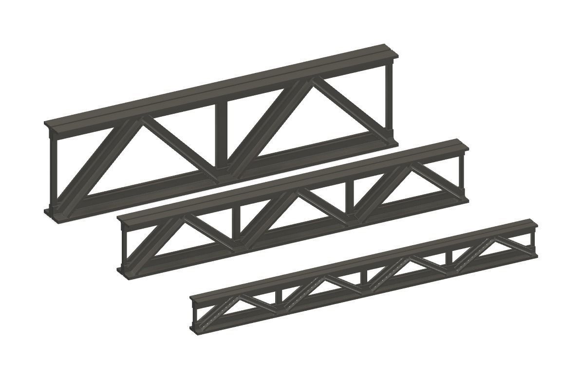 Modelling Web Trusses for Scratch Building 3D Design 3D print model_7