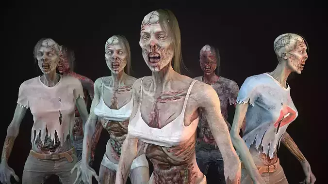 Classic Zombie woman