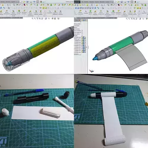 Trickster pen for students 3D print model