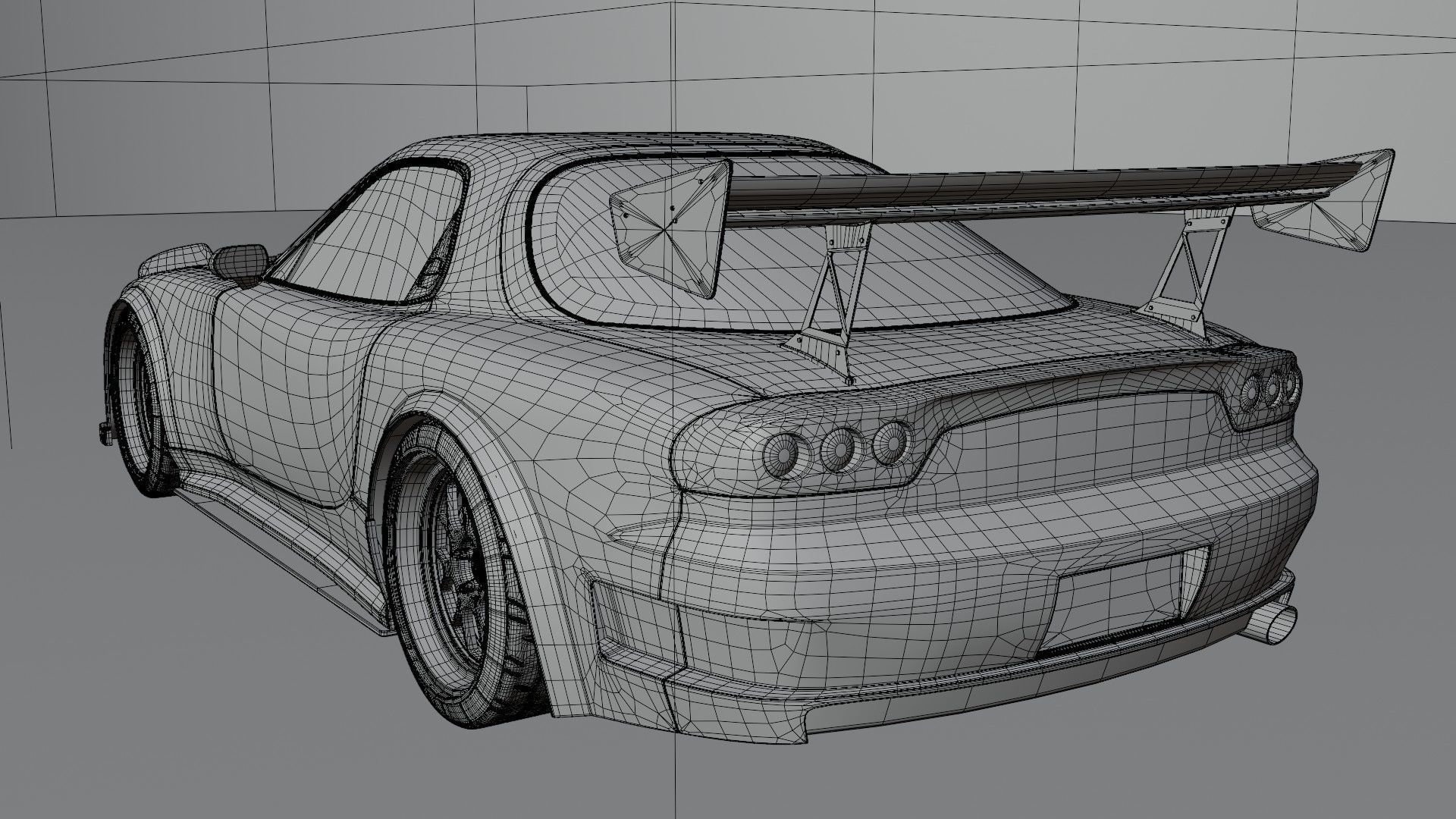 Mazda RX-7 Custom 3D model_12