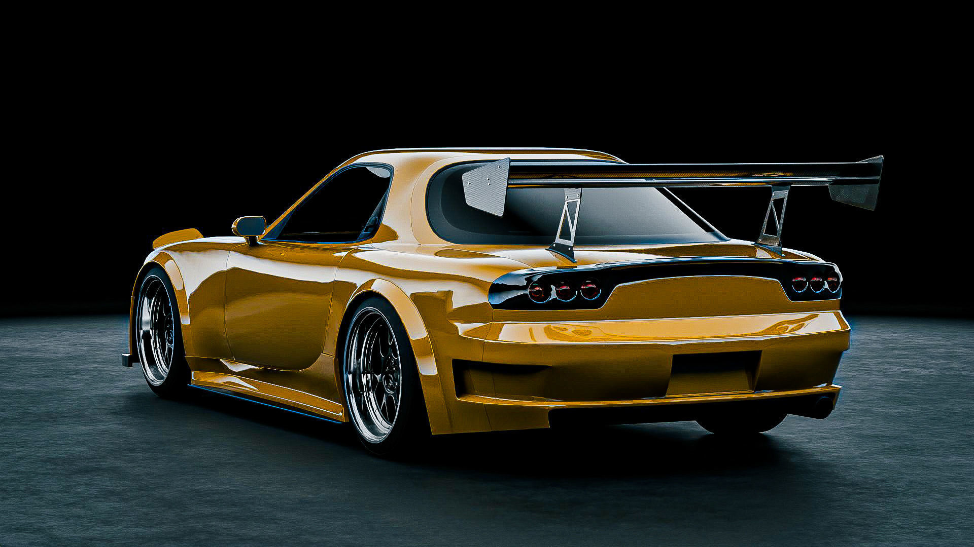 Mazda RX-7 Custom 3D model_2