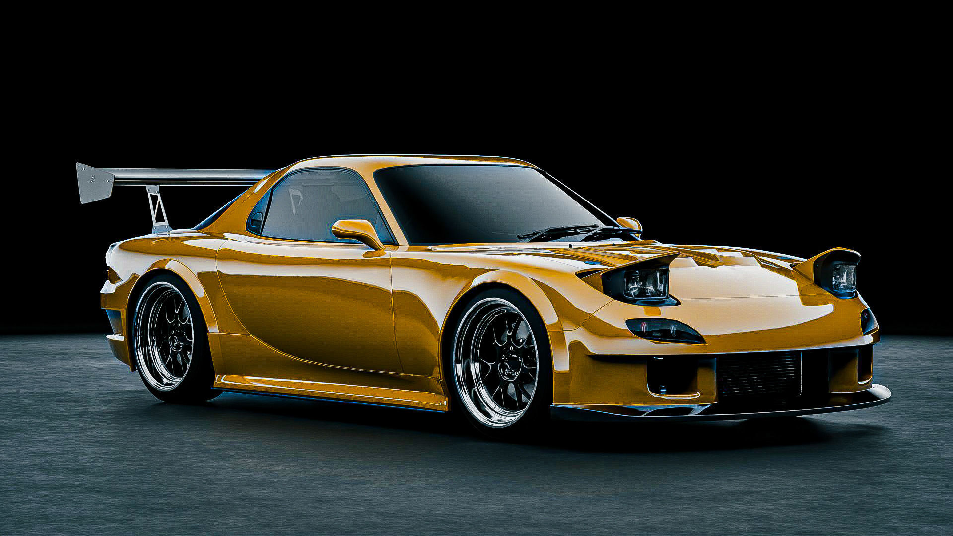 Mazda RX-7 Custom 3D model_3