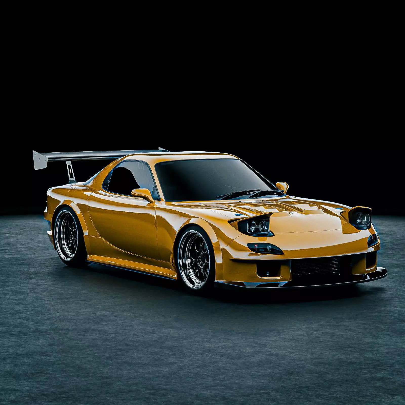 Mazda RX-7 Custom 3D model_0