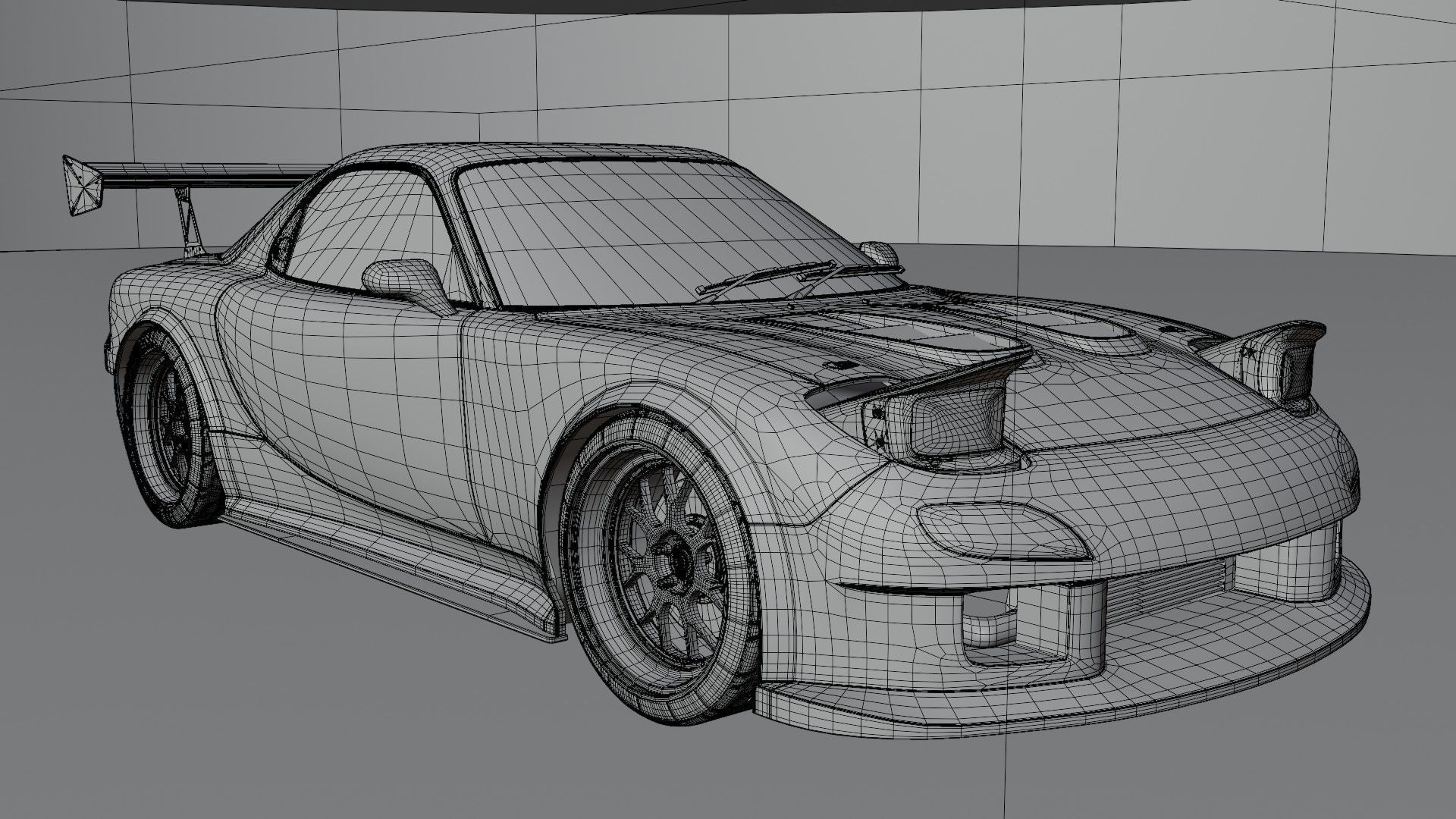 Mazda RX-7 Custom 3D model_11