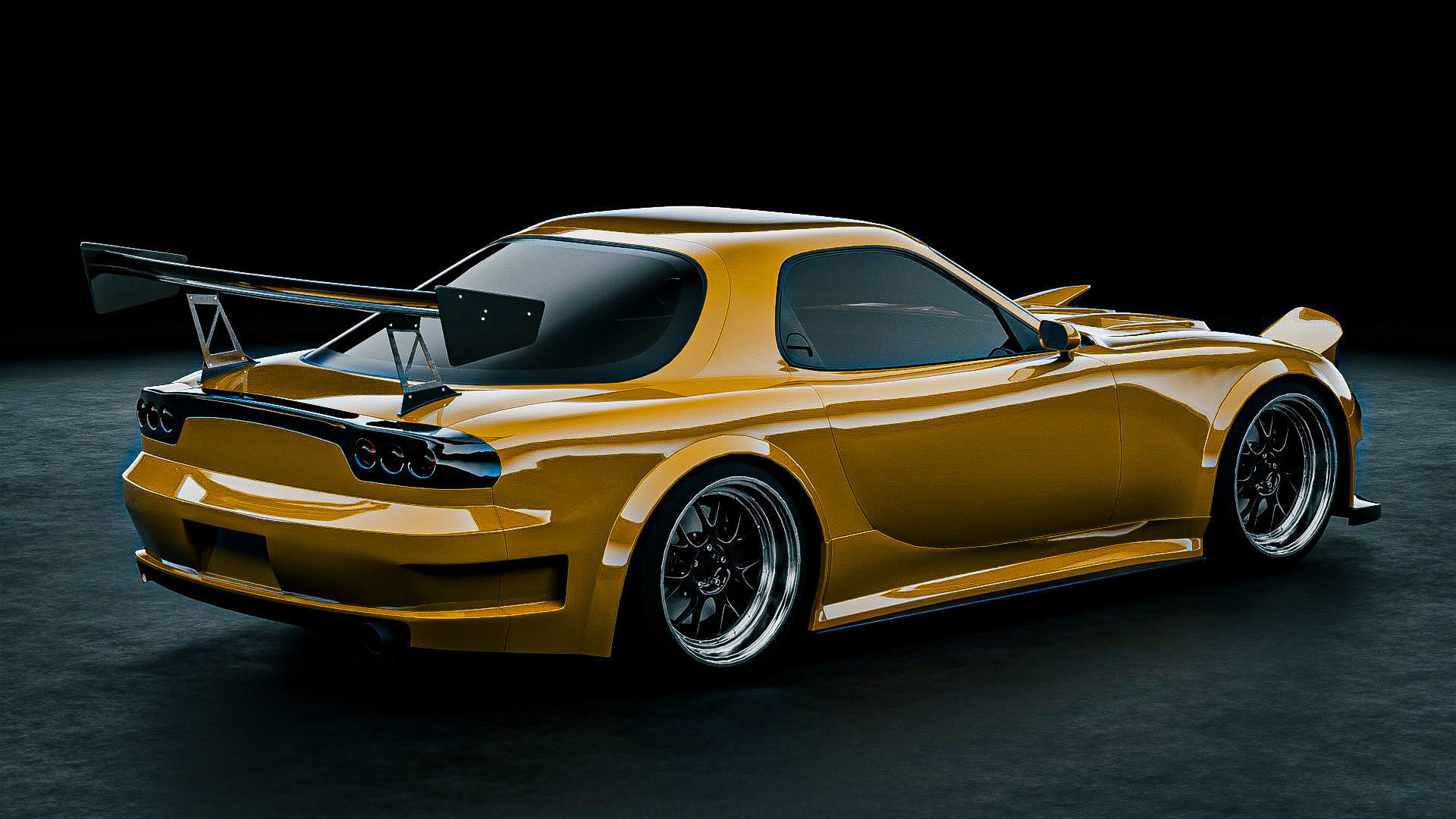 Mazda RX-7 Custom 3D model_4