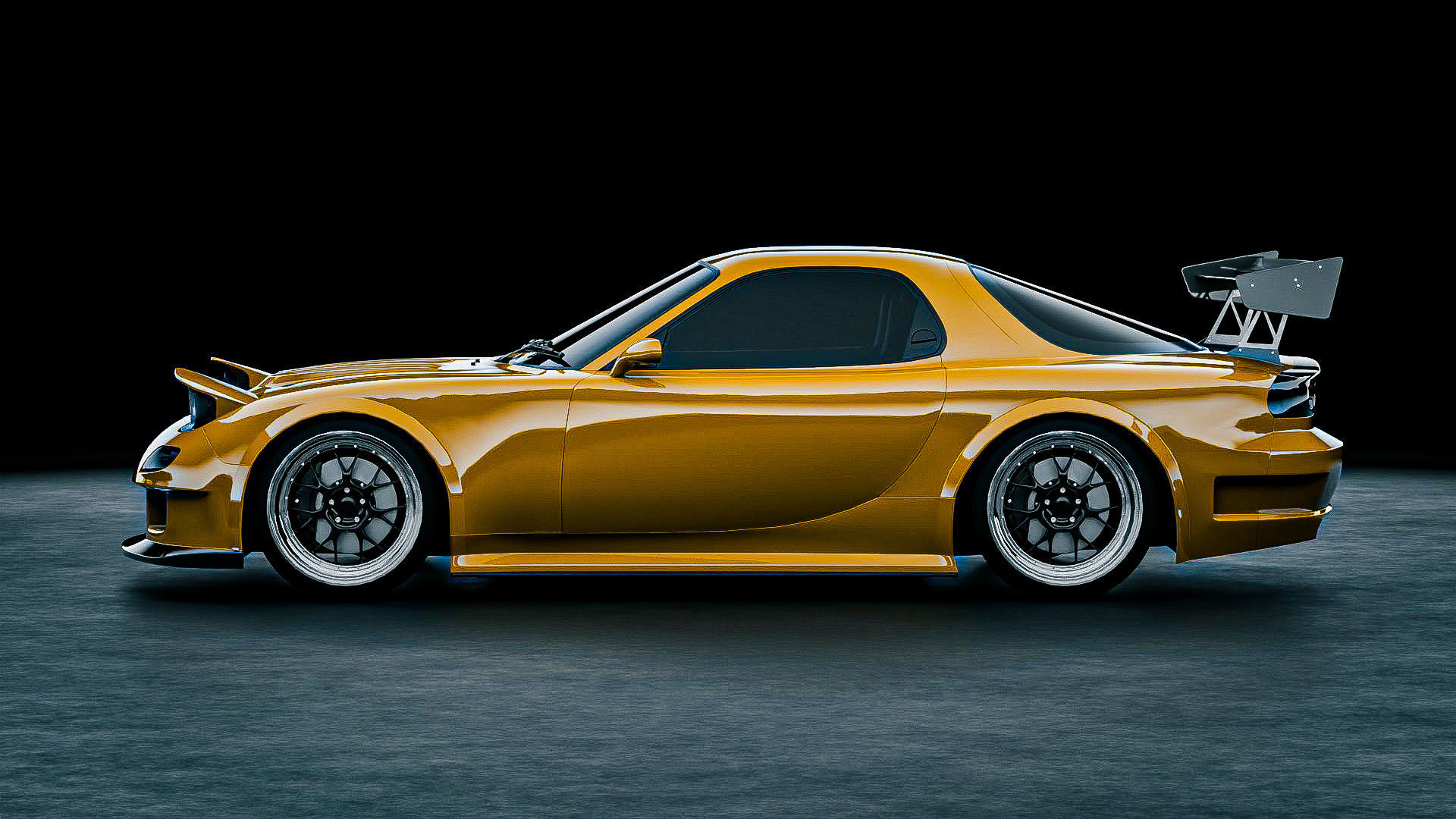 Mazda RX-7 Custom 3D model_5