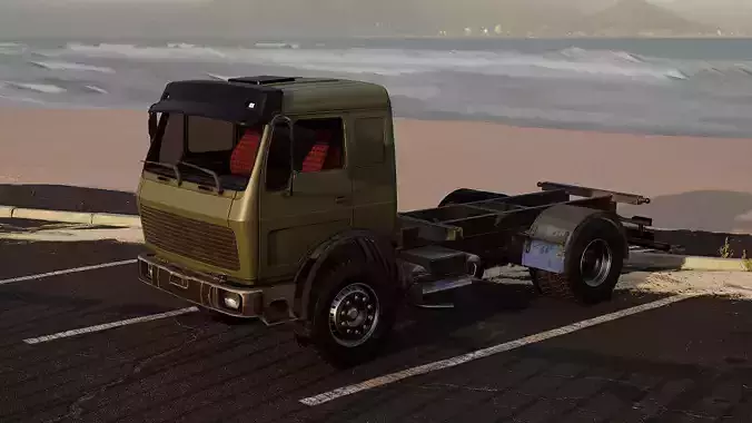 Truck Levo L3230 - Unreal Engine Project Low-poly 3D model