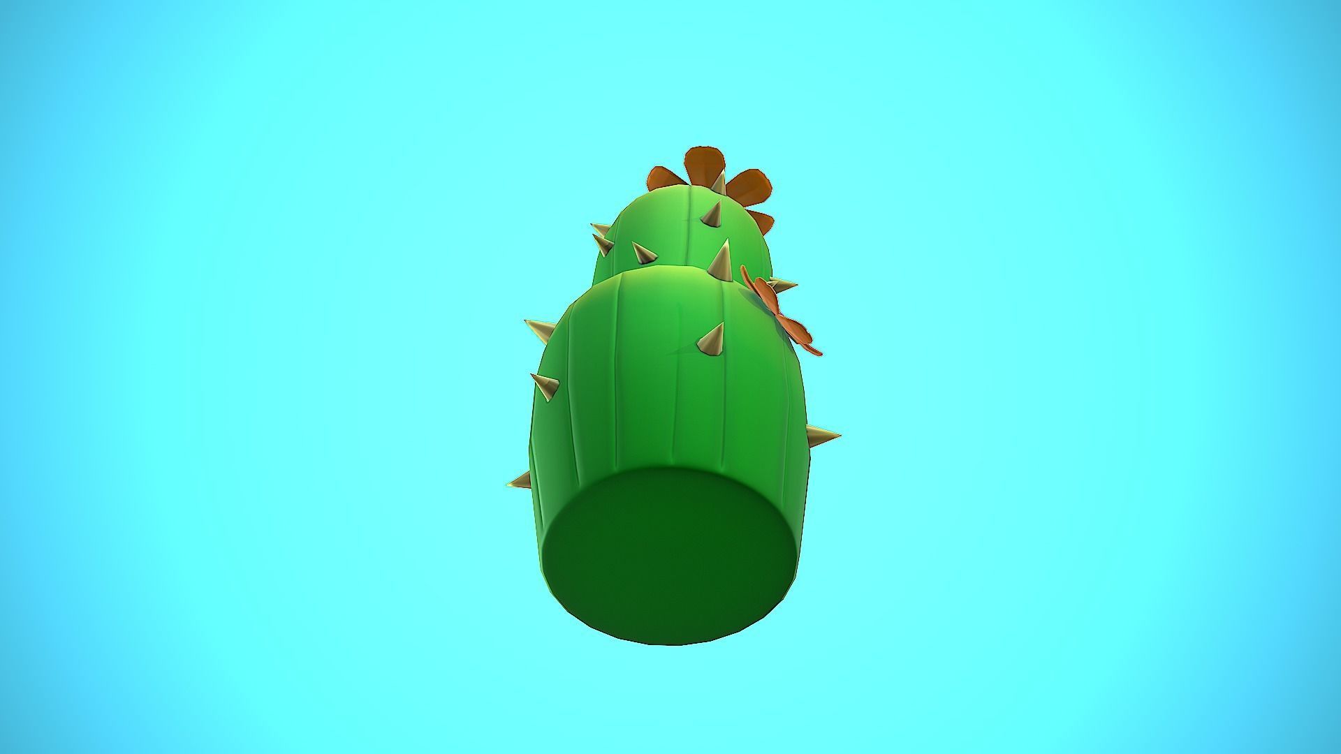 CACTUS 04 CARTOON STYLIZED Low-poly 3D model_9