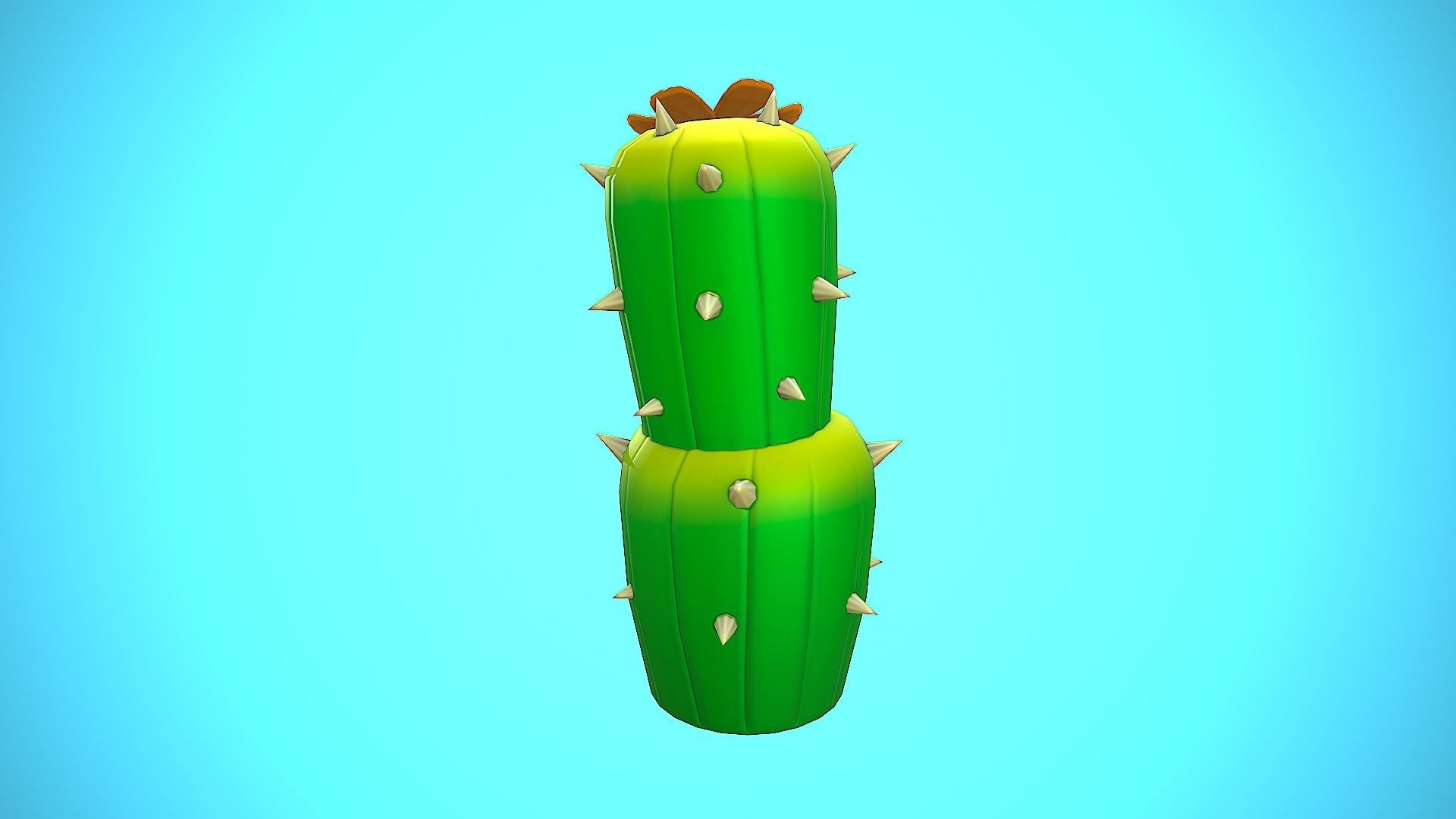 CACTUS 04 CARTOON STYLIZED Low-poly 3D model_7