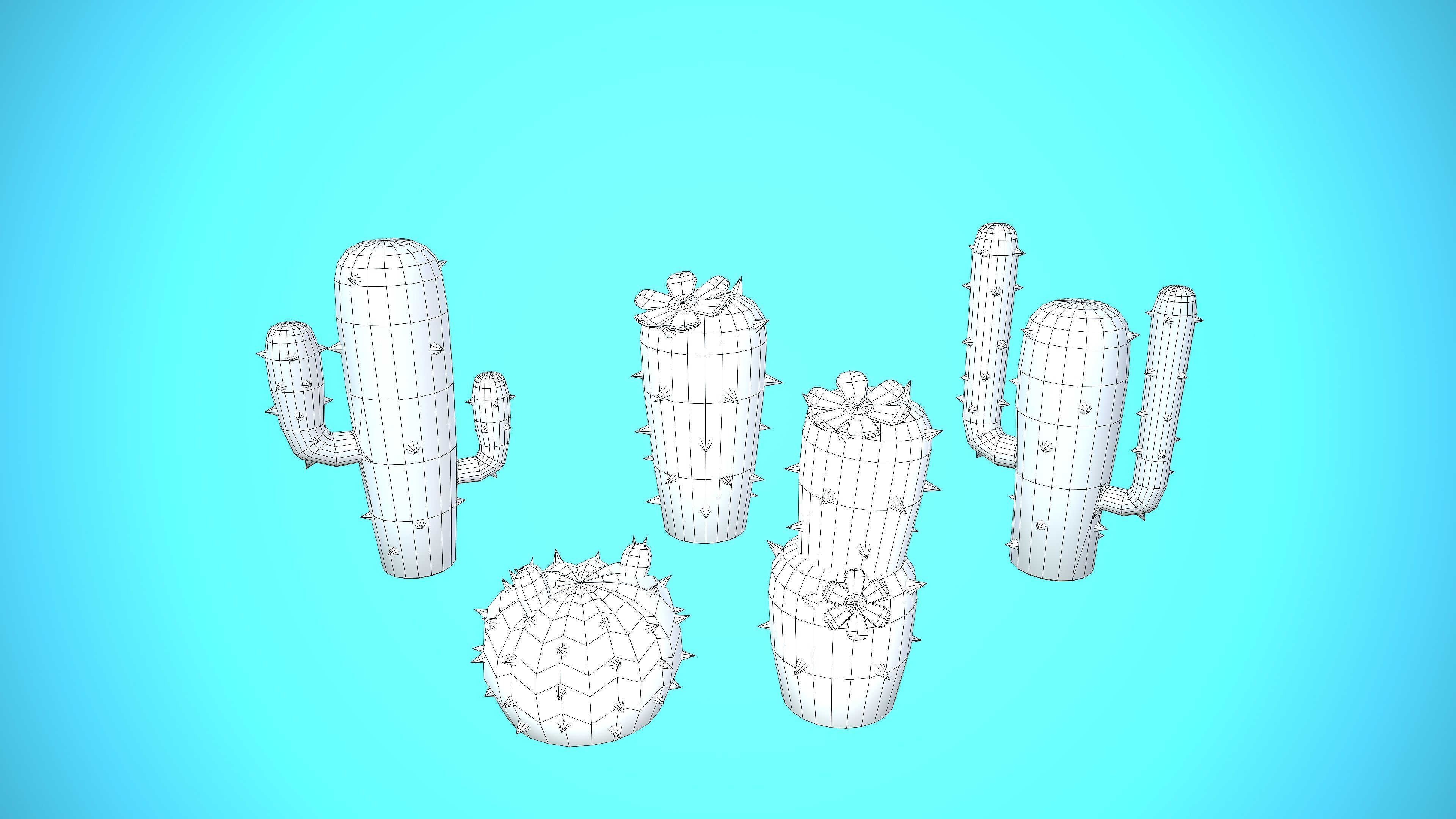 CACTUS 01-05 COLLECTION CARTOON STYLIZED _7