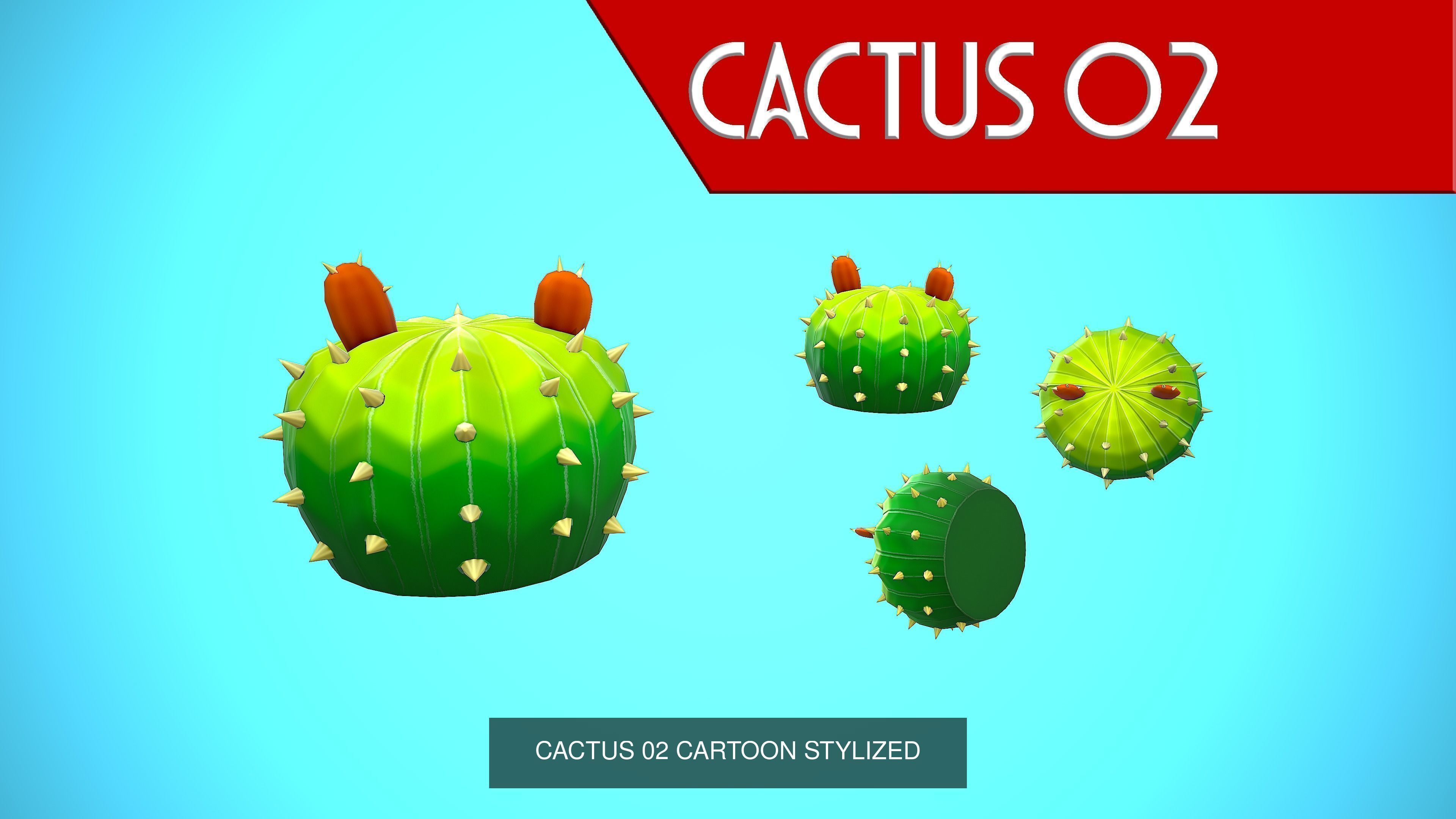 CACTUS 01-05 COLLECTION CARTOON STYLIZED _10