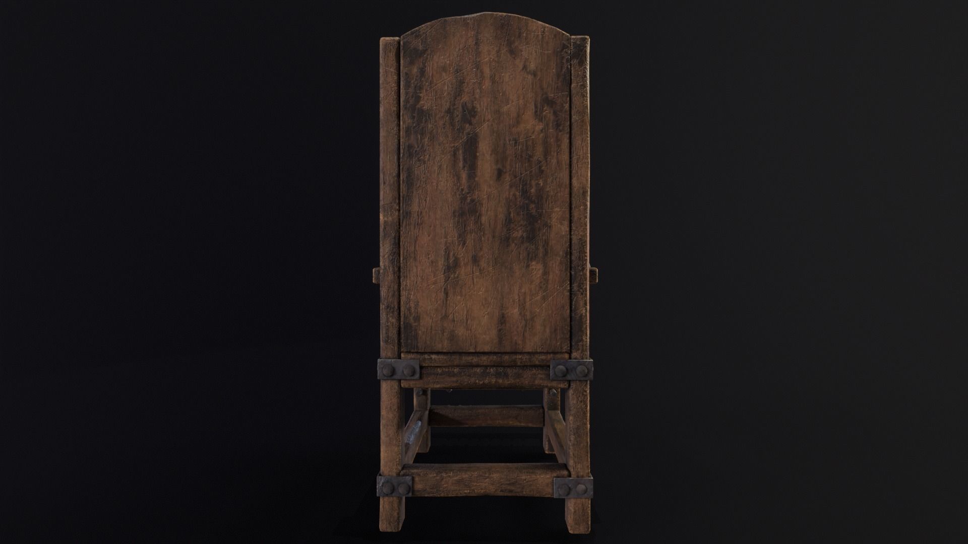 Judas Torture Chair Low-poly 3D model_12