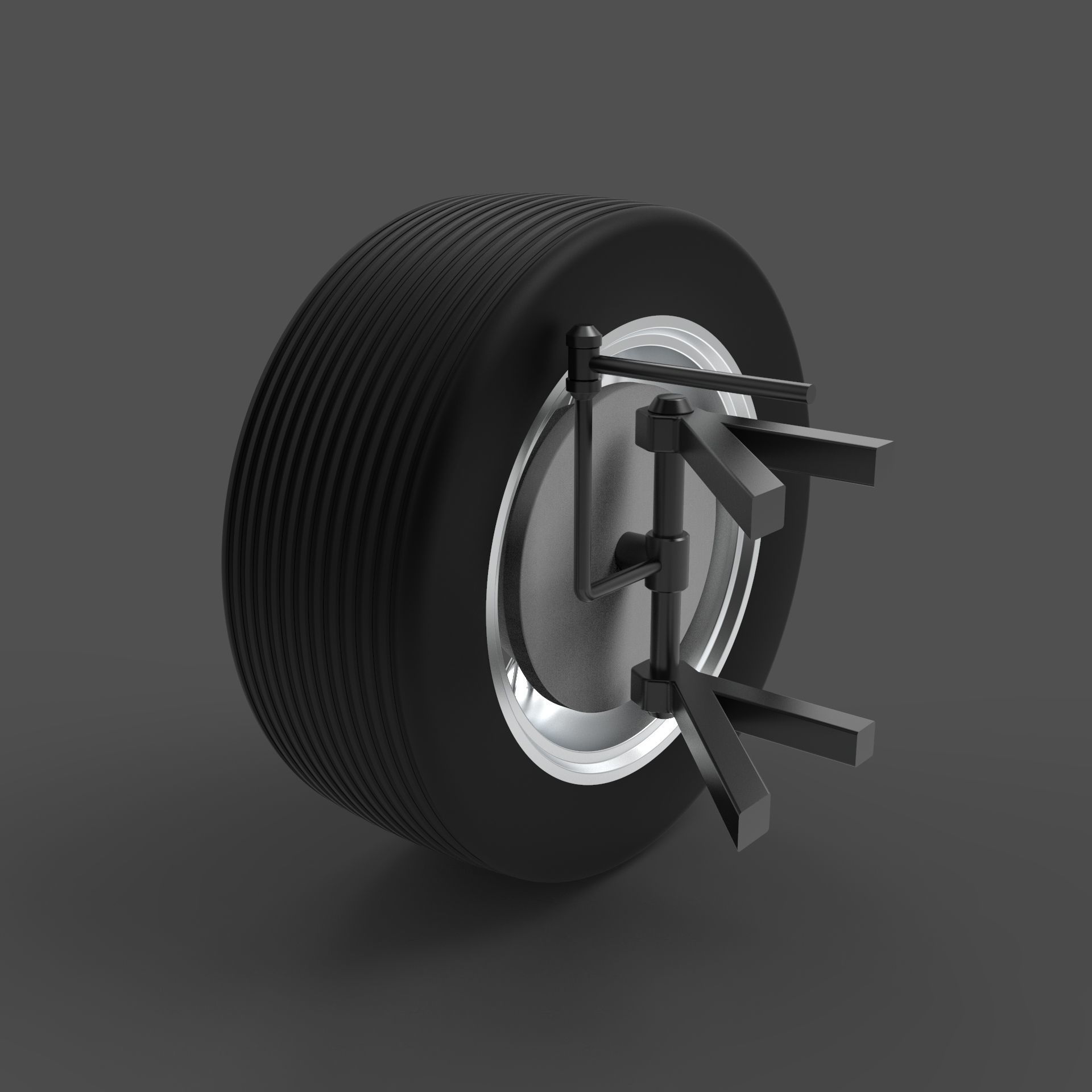 Vintage Race Car 3D model_20