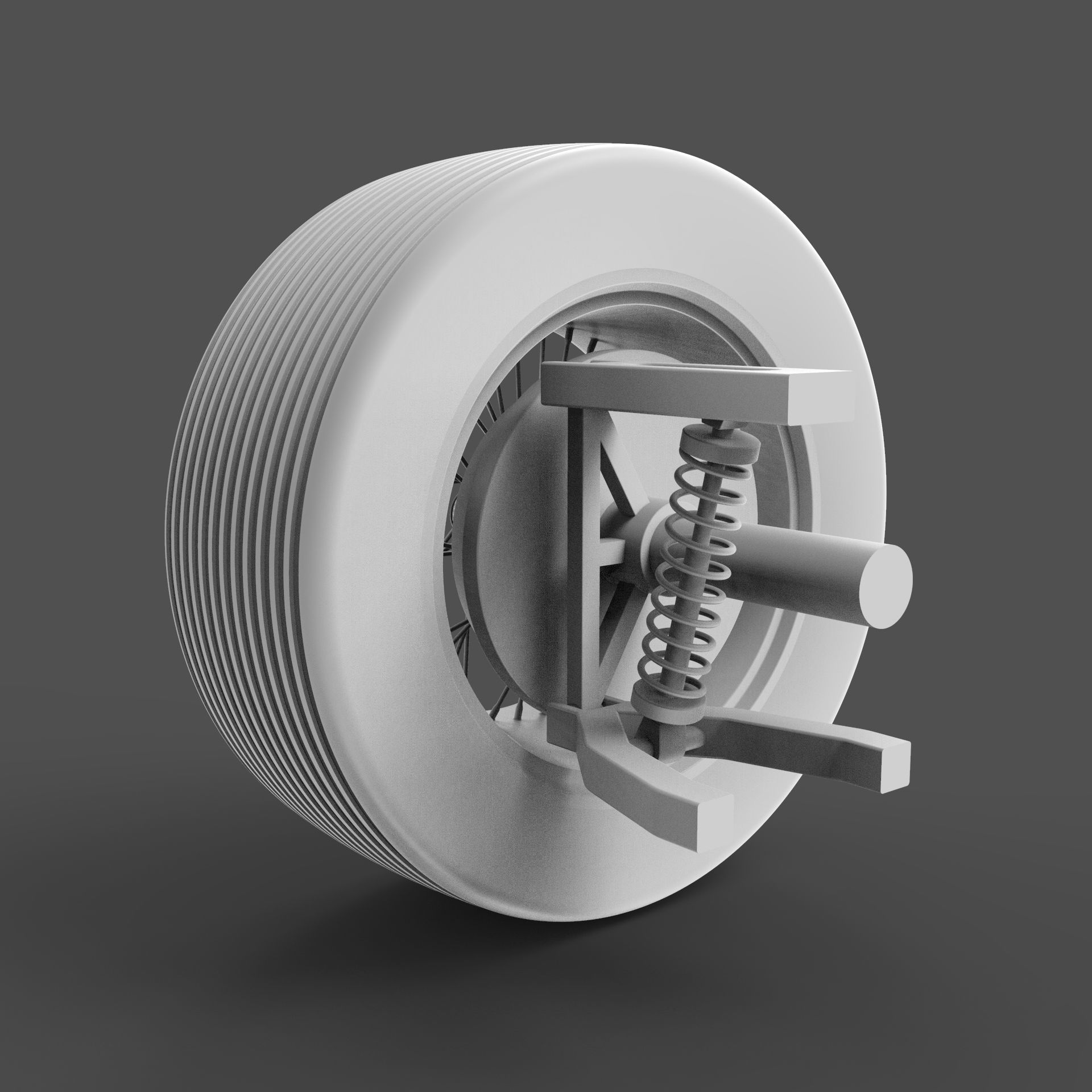 Vintage Race Car 3D model_25