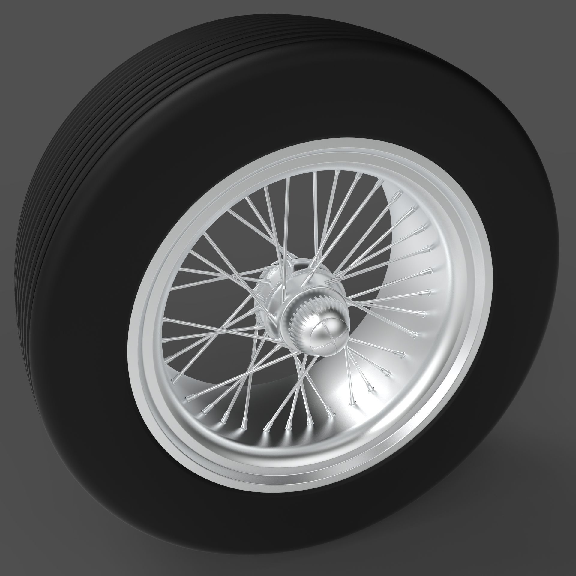 Vintage Race Car 3D model_32