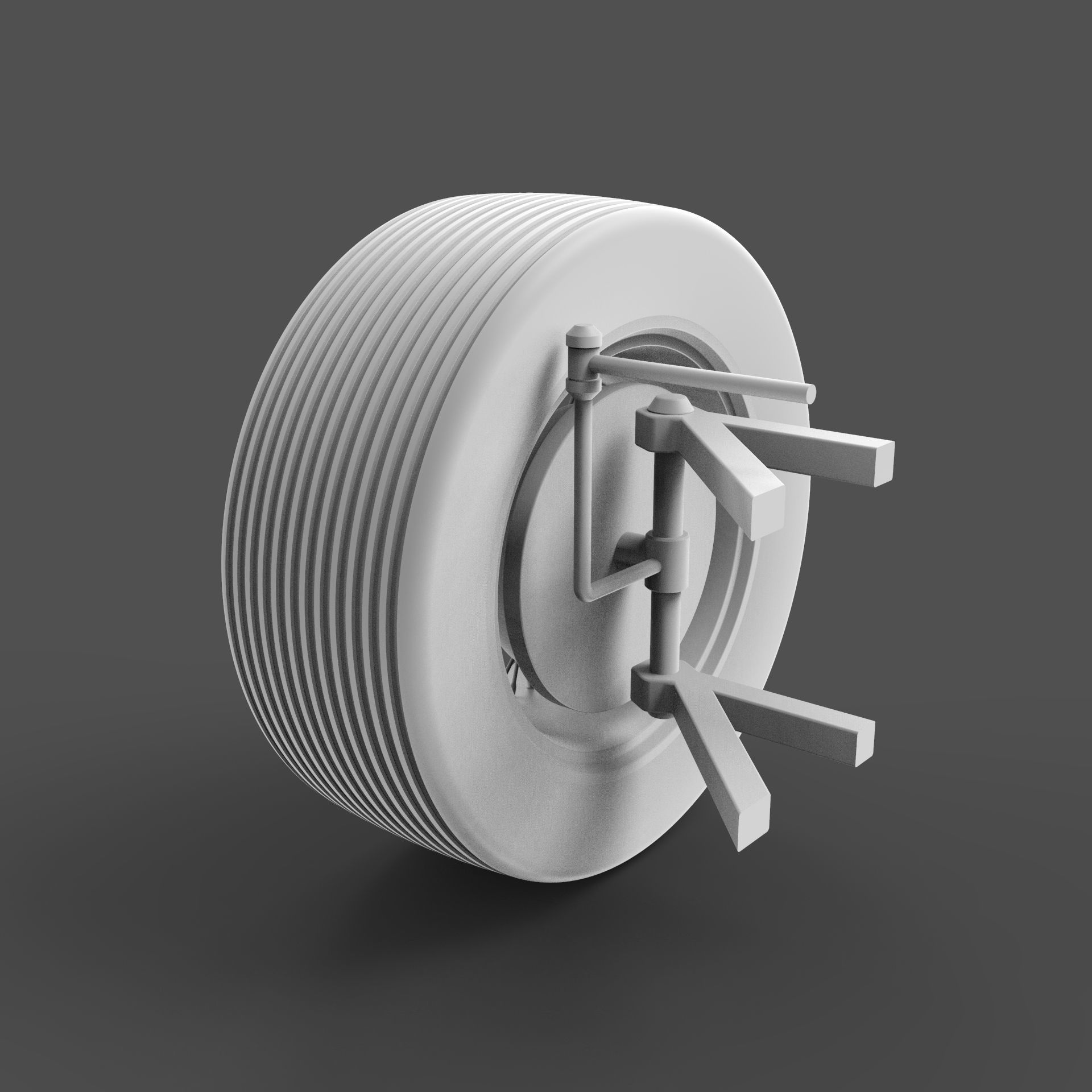 Vintage Race Car 3D model_21