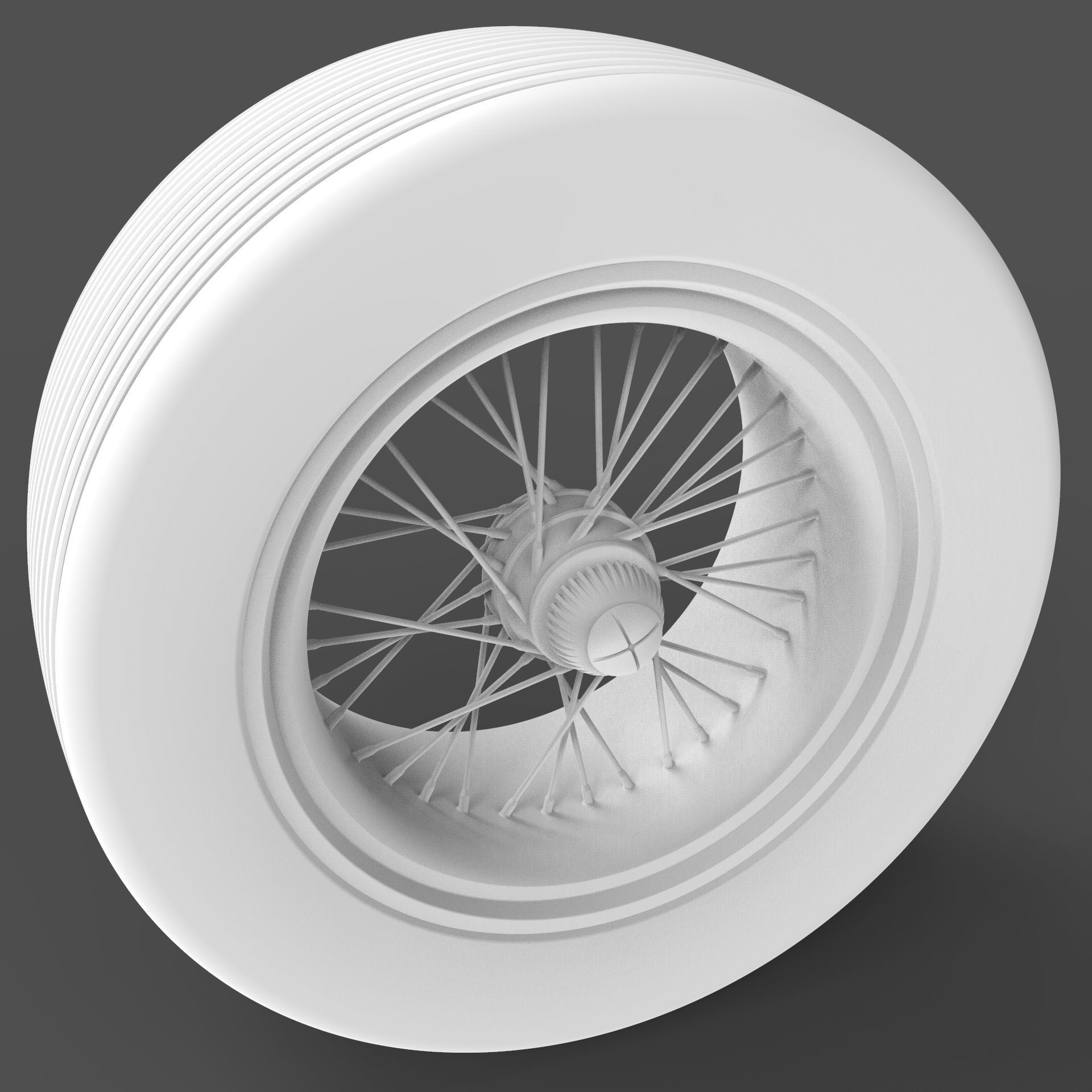 Vintage Race Car 3D model_33