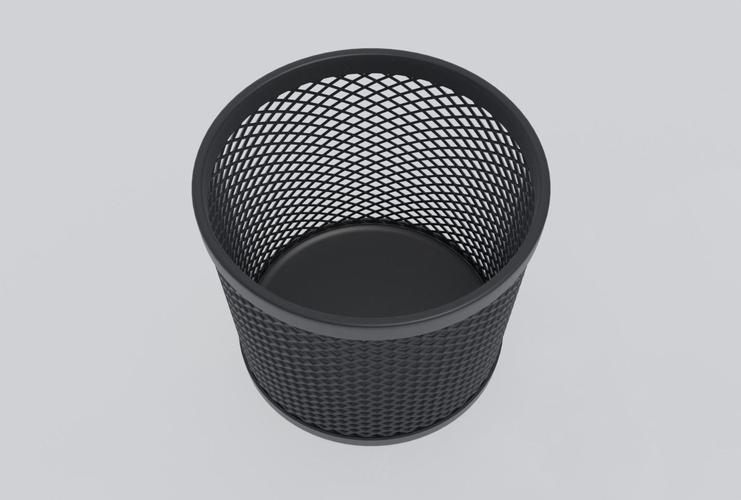 Iron basket 3D model_1