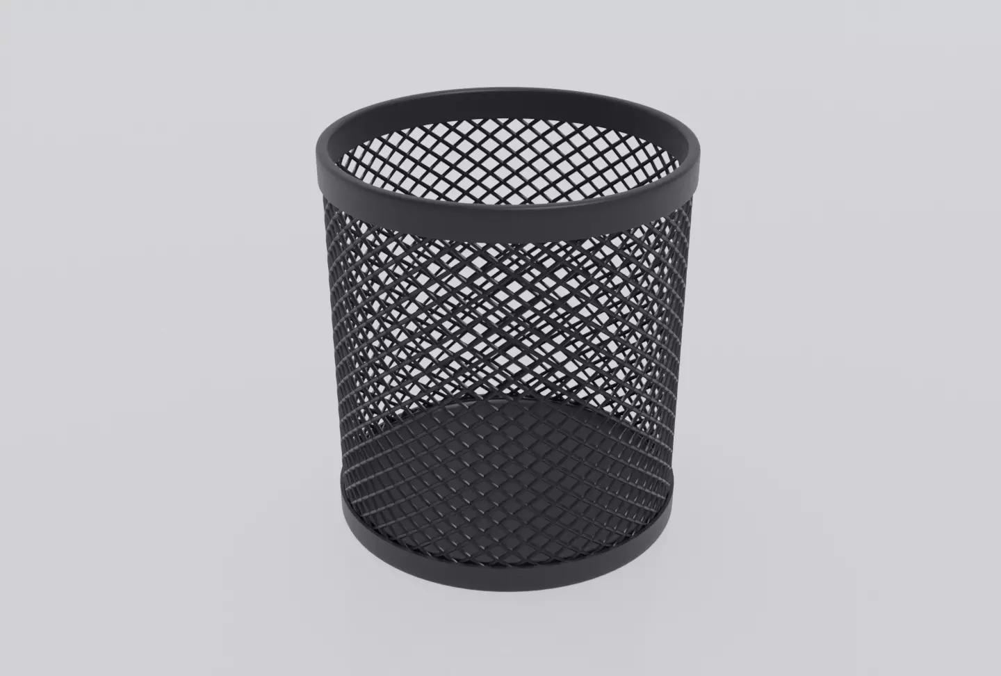 Iron basket 3D model_0
