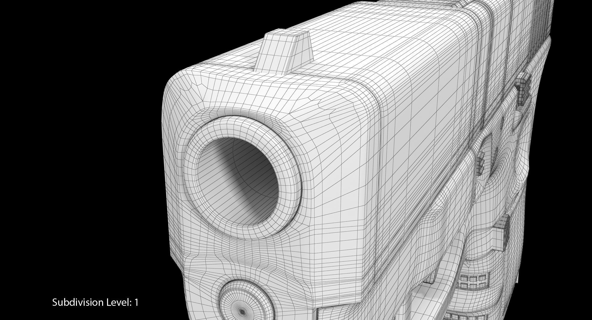 Glock 26 Low-poly 3D model_18