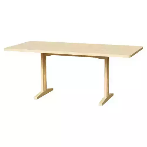 Mogensen C18 6290 Shaker Dining Table Oak Light Oil