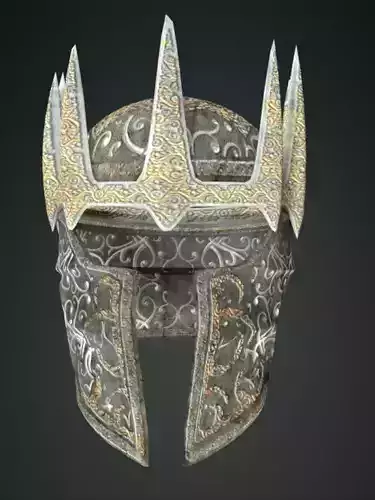 Medieval Helmet Game Ready Vol 01 Low-Poly Low-poly 3D model