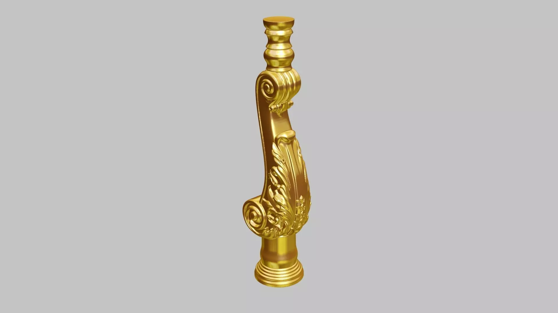 Furniture Leg Cnc Mold 10001 3D model