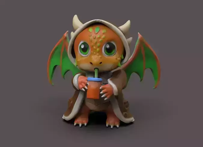 Chifu The Dragon 3D print model