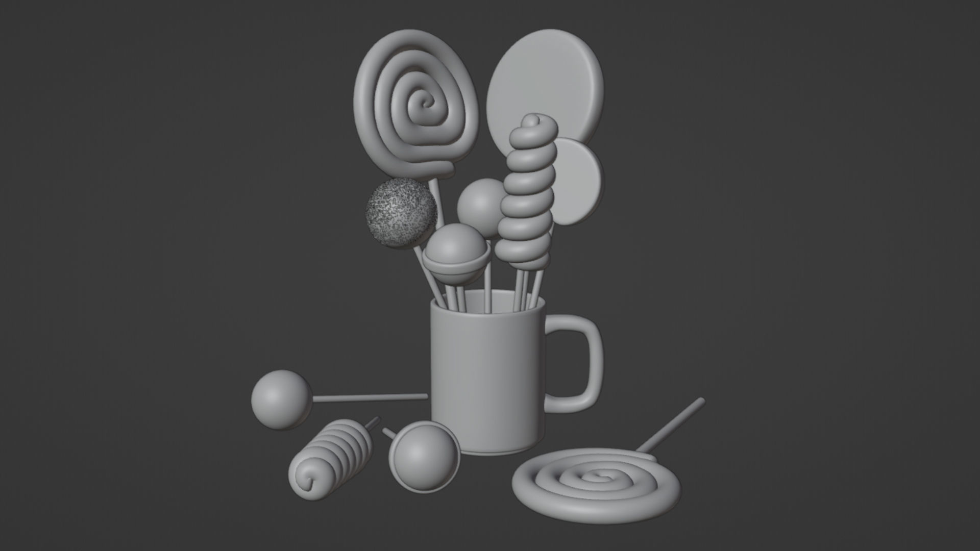 Lollipop 001 3D model_13