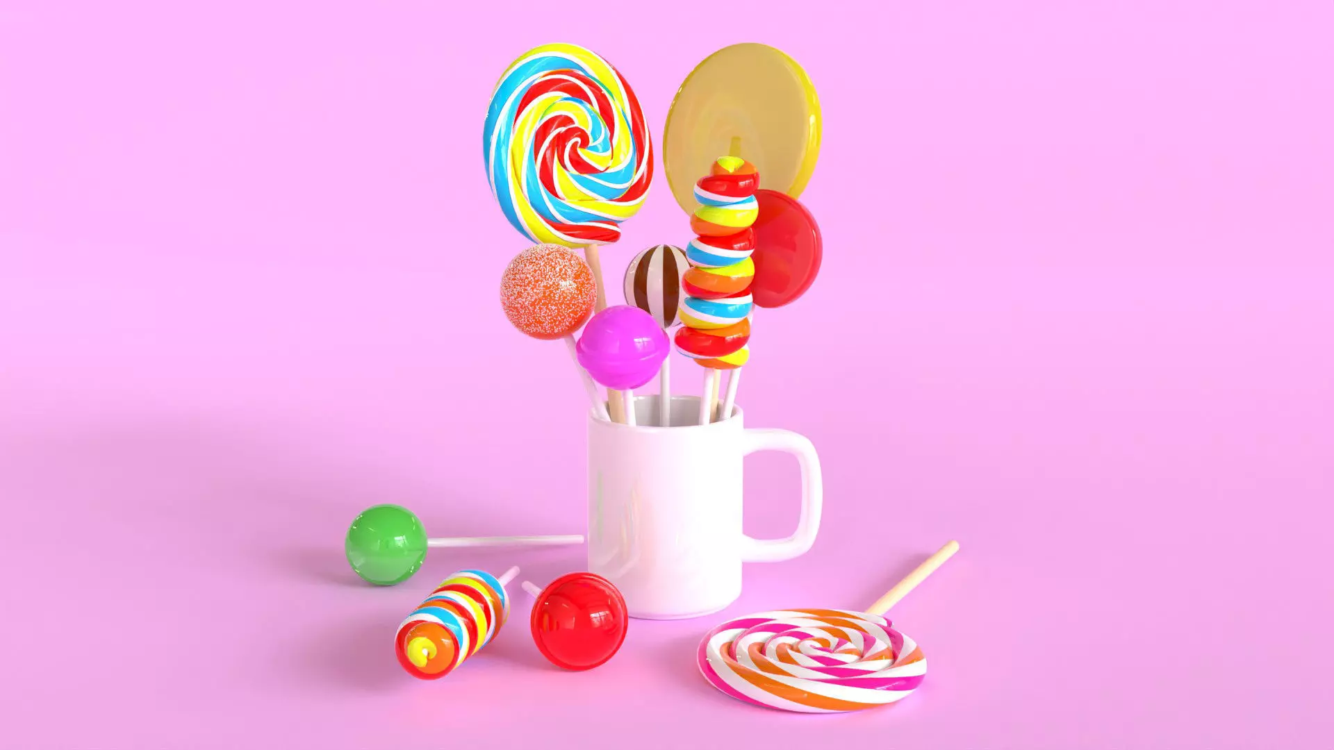 Lollipop 001 3D model_0