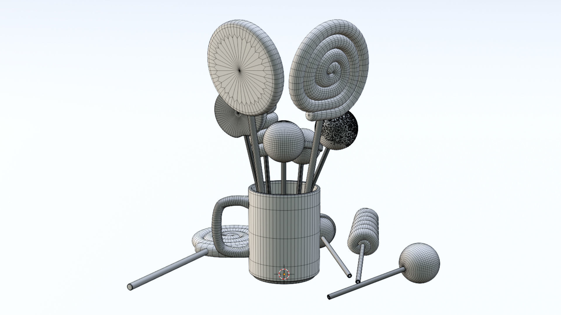 Lollipop 001 3D model_11