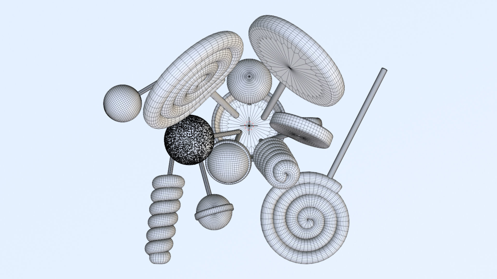 Lollipop 001 3D model_12
