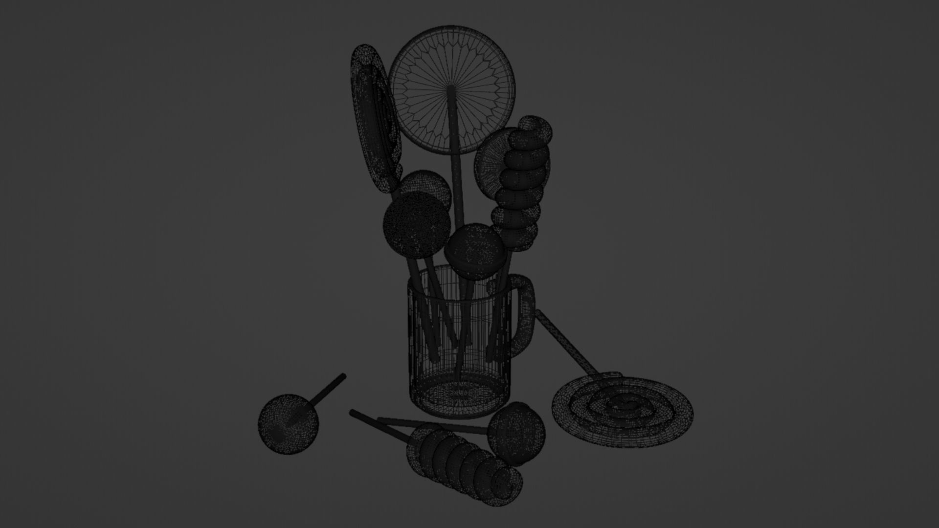 Lollipop 001 3D model_22
