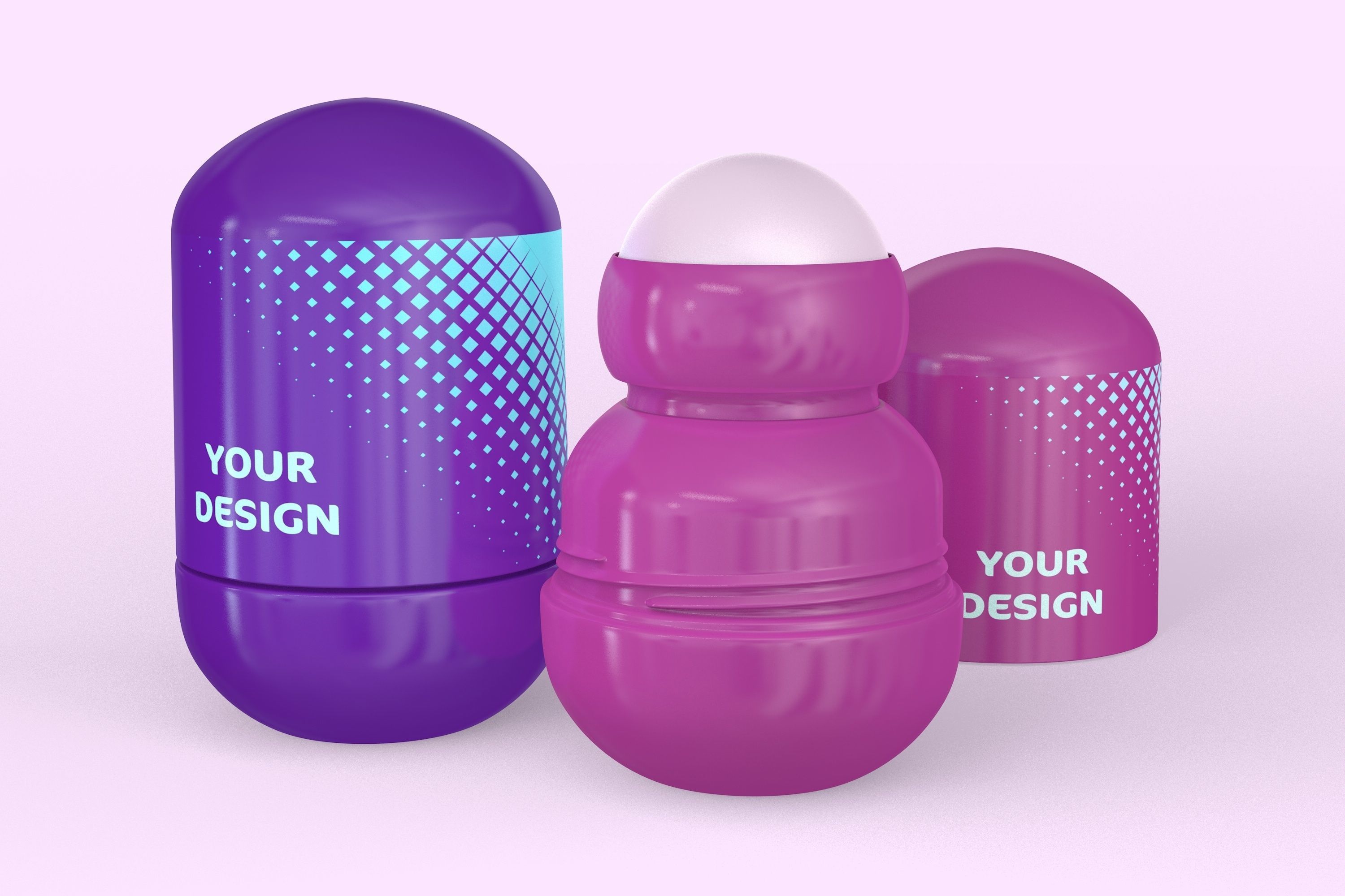 Roll-On Deodorant 3D model_1