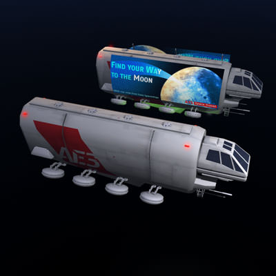 Sci-fi truck 3D model_5