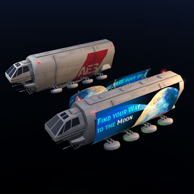 Sci-fi truck 3D model_10