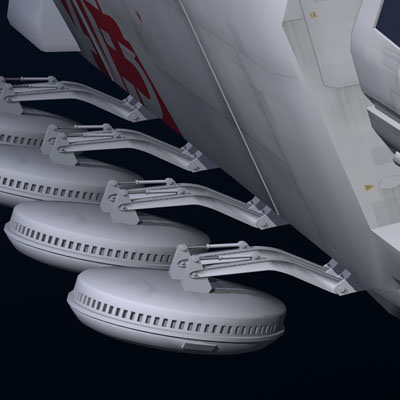 Sci-fi truck 3D model_6