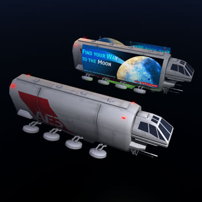 Sci-fi truck 3D model_3