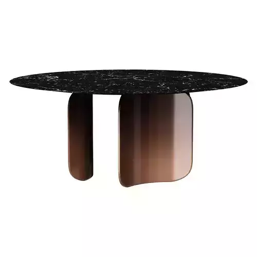 Barry TP 162T Dining Table Bronze Black Ash