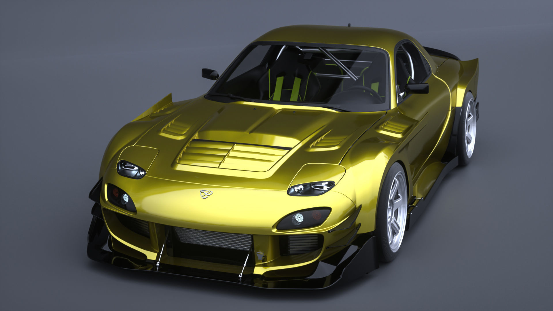 MAZDA RX-7 3D model_3