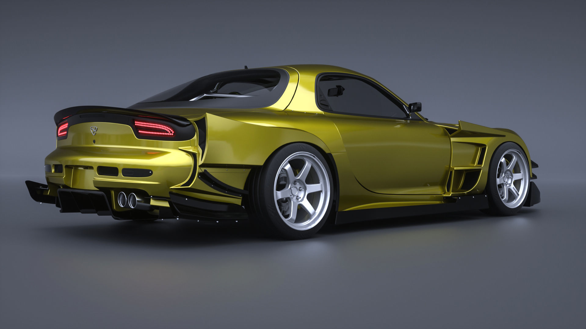 MAZDA RX-7 3D model_7