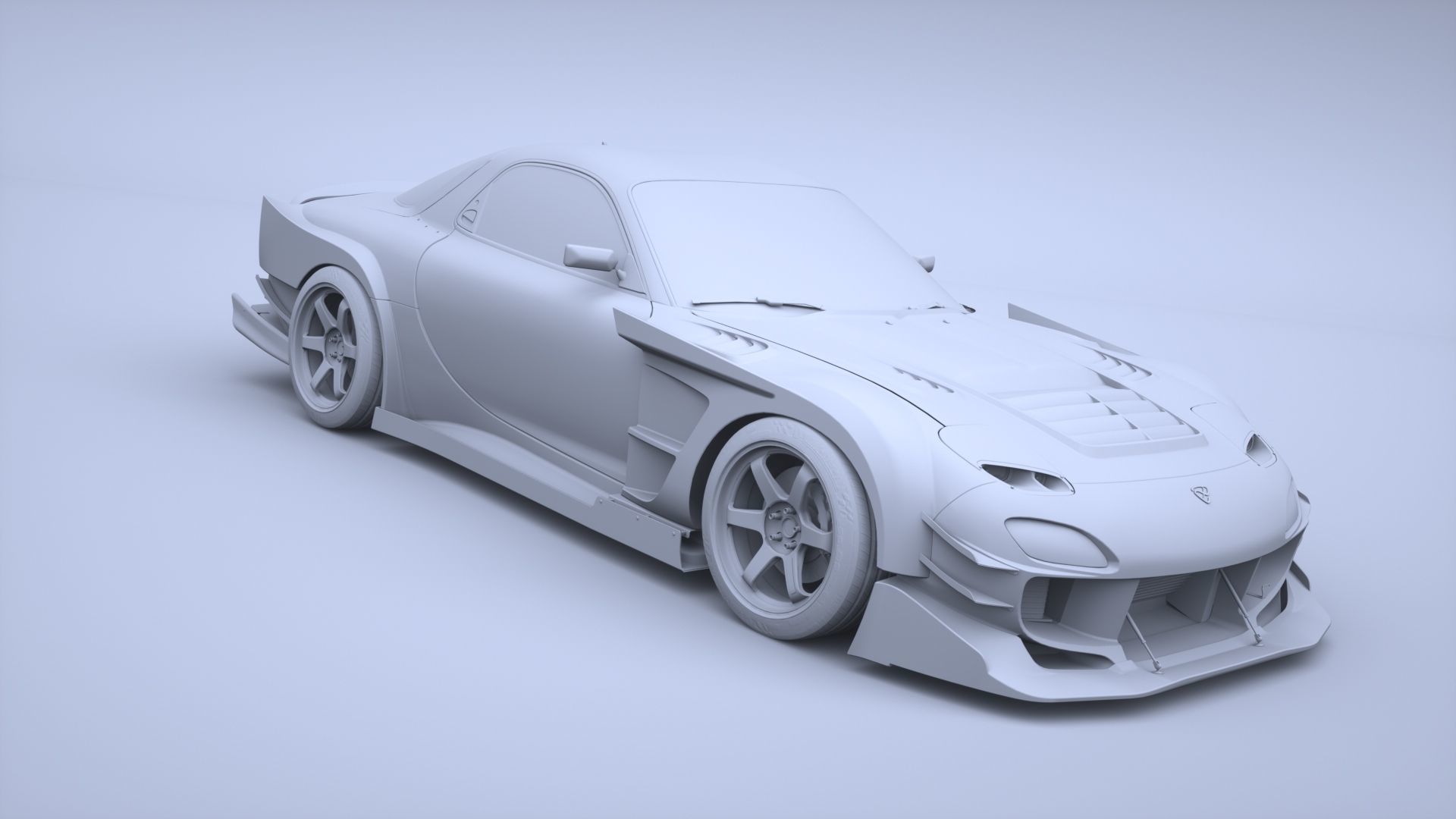 MAZDA RX-7 3D model_13
