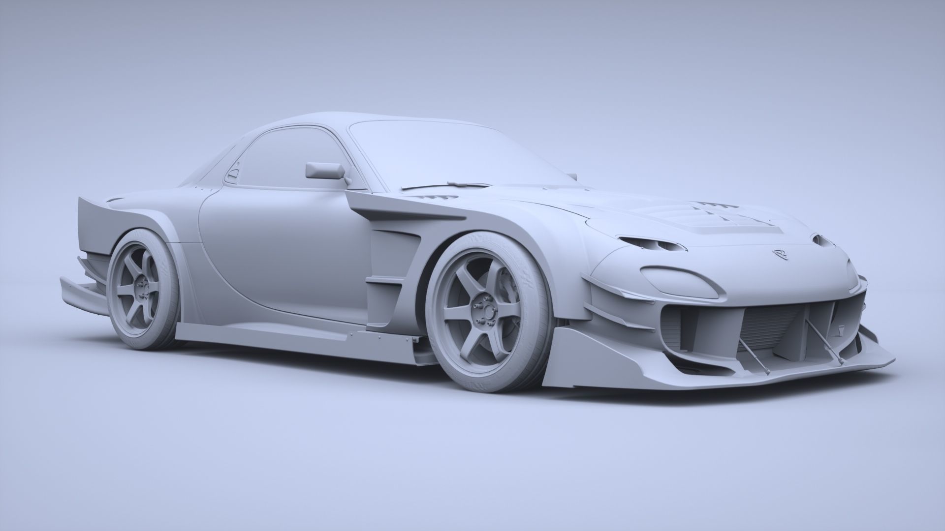 MAZDA RX-7 3D model_12