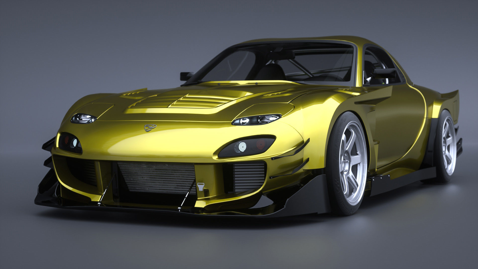 MAZDA RX-7 3D model_2
